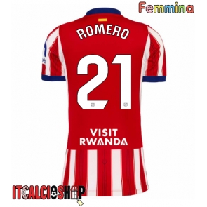 Atletico Madrid Cristian Romero #21 Prima Maglia Femmina 2026-27 Manica Corta